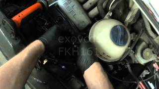 VW T4 Eurovan 24L Diesel Fuel Pump Priming part 2 Fuel Filter Installation [upl. by Kironde70]