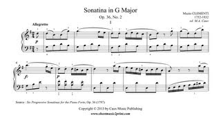 Clementi  Sonatina Op 36 No 2 13 [upl. by Kress612]