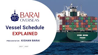 The Complete Guide to the Vessel Schedule🚢🕜 How to Read and Understand Container Shipping Schedule [upl. by Aroled]