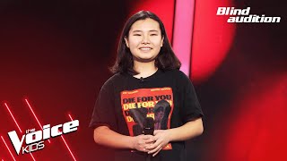 MunkhjinB  quotStand By Mequot  Blind Audition  The Voice Kids Mongolia 2024 [upl. by Ahcsap]