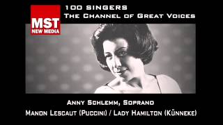 100 Singers  ANNY SCHLEMM [upl. by Ecnarrot513]