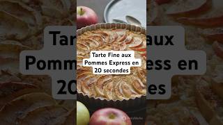 Tarte Fine aux Pommes Express en 20 secondes  by rapidorecette [upl. by Asquith]