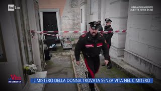 Donna trovata senza vita nel cimitero mistero a Chieti  La Vita in Diretta 28102024 [upl. by Kronick249]