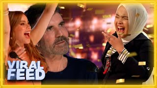 Most VIRAL Golden Buzzer Of The Year So Good Simon Asks Her To Sing AGAIN  VIRAL FEED [upl. by Dora]