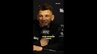 Dan Hooker Challenges Dustin Poirier [upl. by Eelame]