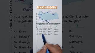 Türkiyenin Yer ŞekilleriKıyı Tipleri kpss keşfet yks yks2025 kpssönlisans kpssortaöğretim [upl. by Liggitt]