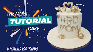 The most tutorial founded cakefounded cake maikingkhalid baiking [upl. by Merrili]