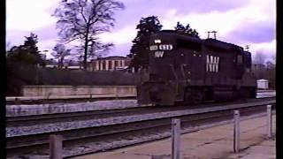 NampW GP30 running light at Spartanburg SC 1988 [upl. by Fawne]