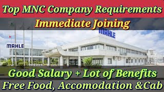 Mahle Engineering  MNC Company  Good Salary  OT Rs105  Job vacancy in Chennai 2024 [upl. by Adda]