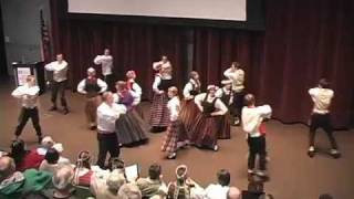 Jūra Jūra by Trejdeksnitis of Seattle Latvian Folk Dance Group [upl. by Wanids249]