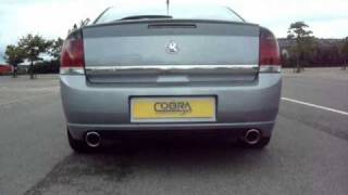 Vauxhall Vectra C 22 Performance Exhaust by Cobra Sport Exhausts [upl. by Sherj]