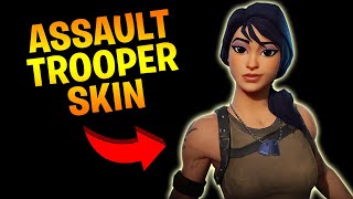 FREE BUILD COM A SKIN PATRULHEIRA DE ASSALTO I FORTNITE [upl. by Dart]