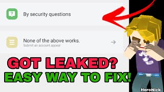 Security Question Leaked How to fix Blockman Go Tutorial [upl. by Inahc]