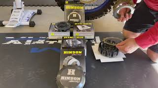 Hinson Clutch Installation Yamaha YZ250 [upl. by Tterab]