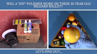 How to polish billiard balls with a DIY polisher Do they actually work [upl. by Innob]