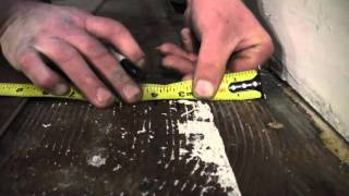 Step 1  how to install the first row of laminate [upl. by Rutherford]