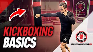 KICKBOXING FUNDAMENTALS Basic Kickboxing Techniques 💥🥊 [upl. by Ydnis]