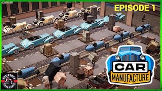 تجربة محاكي مصنع السيارات  car manufacture Episode  1 [upl. by Arocet]