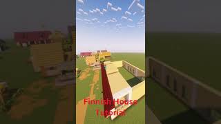 Minecraft Finnish House 🇫🇮 shorts [upl. by Mcleod300]