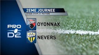 J2 PRO D2  OYONNAX vs NEVERS  Le match en bref [upl. by Sil]