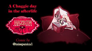 A Chaggie day in the afterlife  A Hazbin Hotel Comic Dub [upl. by Ennairac]