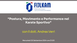 Postura Movimento e Performance nel Karate Sportivo [upl. by Dorice]