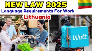 Lithuania New Law Language Requirement For Foreign WorkersLatest update [upl. by Phillida]