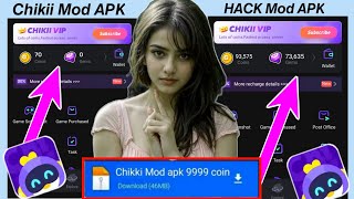 Chikki mod apk  chikki app free coins  chikkii app [upl. by Aleahcim]