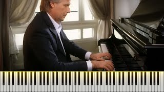 Richard Clayderman Balada para Adelina piano tutorial [upl. by Kcirttap733]