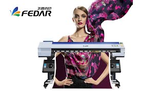 Fedar FD1900 Wide Format Transfer Paper Printer [upl. by Nnil]