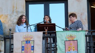 La bembibrense Jennifer Martínez abre las Fiestas del Cristo y pide apostar el el futuro industrial [upl. by Nnaylloh229]