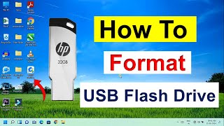 How To Format USB Flash Drive on LaptopPC [upl. by Arimat]