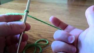 CastOn Methods For LeftHanded Knitterswmv [upl. by Naleag]