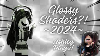 How to get Roblox Glossy Shaders 2024  Ashley Playz [upl. by Madelena338]