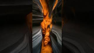 Mesmerizing Sandfall Through Canyon Crevices – Natures Hidden Art in Motion [upl. by Unam]