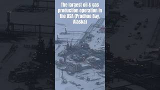 The largest gas and oil production in the USA Prudhoe Bay  Deadhorse Alaska oil gas alaska [upl. by Arym]