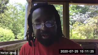 Write in Brooklyn with Marlon James QampA w Theo Gangi [upl. by Enicar]