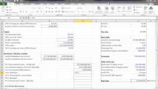 Financial Modeling Quick Lesson Accretion  Dilution Model  Part 2 [upl. by Jesher]