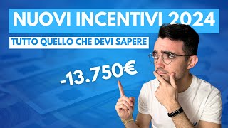 INCENTIVI AUTO 2024 quanti sono e come funzionano [upl. by Ainattirb]