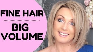 How to Get Big Volume in Fine Hair [upl. by Swope824]