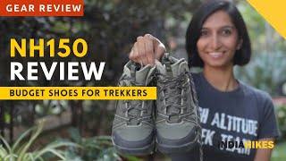 Quechua NH150 Hiking Trekking Shoe Review  Budget Trekking Shoes  Decathlon  Indiahikes [upl. by Ashman798]