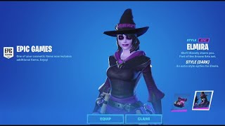 The Dark Style For Elmira  Fortnite [upl. by Bultman]