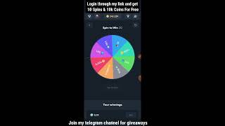 TON And USDT Earning Telegram Bot  Spin The Wheel And Earn Cryptocurrency  USDT Mining [upl. by Araht]