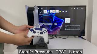 How to connect the controller to PS4 [upl. by Sacttler517]