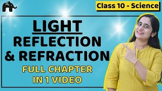 Light Reflections and Refraction  Class 10 Physics  Chapter10  One Shot  CBSE NCERT [upl. by Bury]