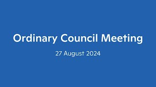 City of Mandurah Council Meeting 27 August 2024 [upl. by Annala]