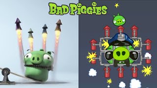 Bad Piggies vs Piggy Tales Vehicles  Part 7 [upl. by Dirk]