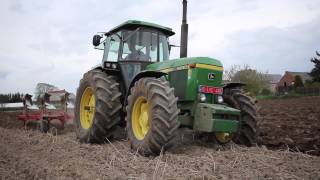 Sound John Deere 4240s et charrue Steeno 5 corps [upl. by Kleon]