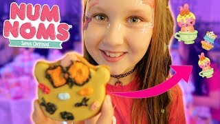 Num Noms Series 4 Party Surprise Cookie Decorating Nail Polish Face Painting  Ruby Rube [upl. by Morry]