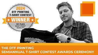 Second DTF Printing TShirt Contest Awards Ceremony at Printing United Expo [upl. by Mei810]